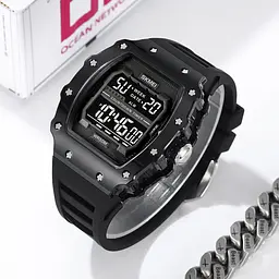 Чоловічий наручний годинник 2296BTBKBK Bright Black Skmei acs0030045 - мініатюра 5