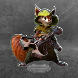 Акрилова колекційна фігурка Dota 2 (Hoodwink) 15 см
