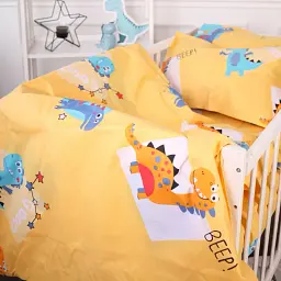 Простирадло MirSon Бязь 20-0033 Good dinosaur 150х220 см (2200010283990) - мініатюра 4