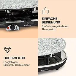 Гриль раклет Klarstein All-U-Can Grill Raclette 4-in-1 (10039923) - мініатюра 4