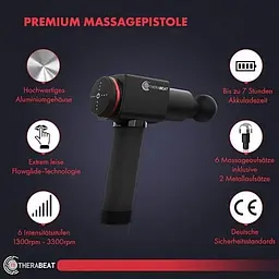 Масажний пістолет Klarstein Therabeat Tofta Massager (10041142) - мініатюра 6