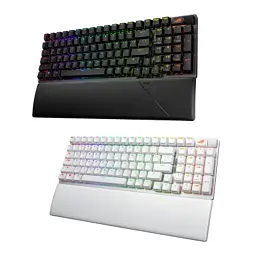 Клавіатура ASUS ROG Strix Scope II X NX Snow V2 ABS USB UA Black (90MP037A-BKMA00) - мініатюра 10