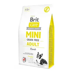 Сухий корм Brit Care GF Mini для дорослих собак мініатюрних порід, з ягням 2 кг (арт.170770/520107)