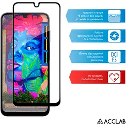 Скло захисне ACCLAB Full Glue Samsung A16 Black (1283126598821) - мініатюра 5
