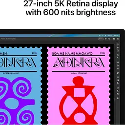 Монітор Apple Studio Display 2026 Nano-texture glass Tilt- and height-adjustable stand (MFF04) - мініатюра 3