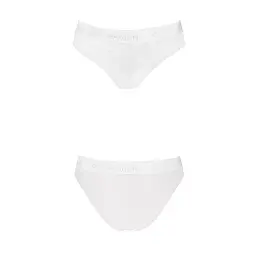 Трусики з широкою гумкою та мереживом Passion Panties white L - мініатюра 3