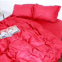 Постільна білизна MirSon Satin 30-0018Red 160х220 Сімейний (2200005254547) - мініатюра 6