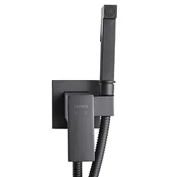 Набір гігієнічного душа прихованого монтажу Globus Lux GLM-0-106MIX-graphite, Графит - мініатюра 3