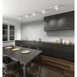 Світильник трековий Eurolamp для ламп LED GX53 білий (LHT-LED-GX53(white)) - мініатюра 4