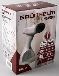 Вертикальний відпарювач Grunhelm GHS1509 ручний парова праска для одягу 1500 Вт 300 мл 25 г/хв Білий - мініатюра 10