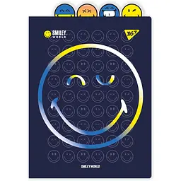 Папка-куточок YES Smiley World А4 з фігурними роздільниками (492180)