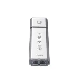Флеш накопичувач SecuX Forte USB 64GB з шифруванням 1 шт (B0D6RG13DC) - мініатюра 2