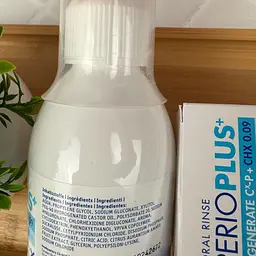 Ополіскувач для ротової порожнини Curaprox Perio Plus Regenerate CHX 0,09% для лікування гінгівіту та пародонтозу 200 мл - мініатюра 2