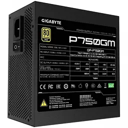 Блок живлення GIGABYTE 750W (GP-P750GM) - мініатюра 2