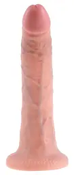 Фалоімітатор King Cock 7", 20.5 см (тілесний) - мініатюра 3