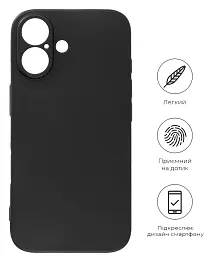 Чохол до мобільного телефона BeCover Apple iPhone 16 Plus Black (712276) - мініатюра 4