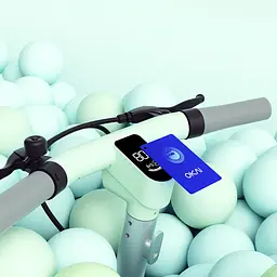 Електросамокат з сидінням OKAI Ceetle PRO EA10C Mint Green 10', 350(900)W, 25Km/h, 10.4Ah, 55Km, 20%,NFC, App, 29kg (EA10C-MG) - мініатюра 9