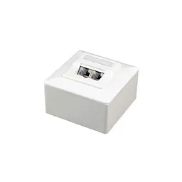 Комп'ютерна розетка RJ45x2 FTP cat.6 Cablexpert (MWS-2S6-01) - мініатюра 1