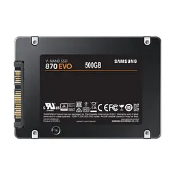 SSD накопичувач Samsung 870 EVO[MZ-77E500BW] - мініатюра 3
