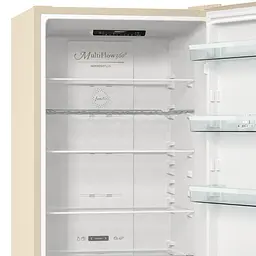 Холодильник Gorenje NRK6202CLI 200х60х60см 2 двері 235 (96) л А++ NF+ бежевий (NRK6202CLI) - мініатюра 5