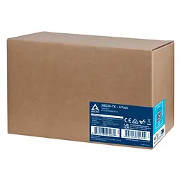 Корпусний вентилятор 80 мм Arctic S8038-7K 4pcs ACFAN00292A Black - мініатюра 6