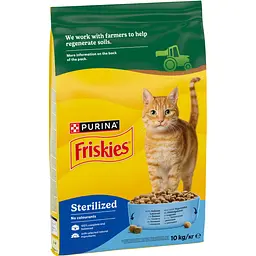 Сухий корм для стерилізованих котів Friskies з лососем, тунцем та овочами 10 кг - мініатюра 3