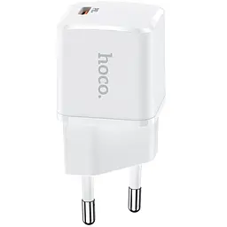 Мережевий зарядний пристрій Hoco N10 1Type-C (PD20W) 3 A White