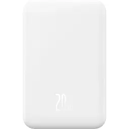 Портативний акумулятор Baseus Magnetic Mini Wireless 20W 5000mAh stellar white (P10022107223-00)