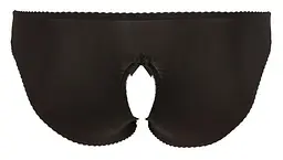 Трусики з відкритою промежиною Cottelli Curves, 3XL (чорний) - мініатюра 4