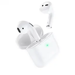 Bluetooth Стерео Гарнітура Borofone BW02 TWS Білий - мініатюра 2