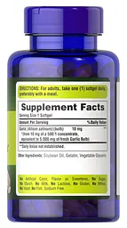 Натуральна добавка Puritan's Pride Garlic Oil 5000 mg 250 капсул - мініатюра 2