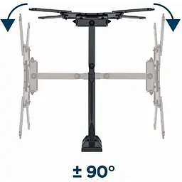 Кронштейн Gembird Black WM-55ST-01 - мініатюра 4
