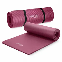 Килимок (мат) спортивний 4FIZJO NBR 180 x 60 x 1 см для йоги та фітнесу Burgundy (P-5905973406703) - мініатюра 11