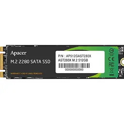 SSD накопичувач Apacer AST280X 512GB (AP512GAST280X-1) [142491] - мініатюра 2