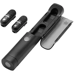 Мікрофонна радіосистема Boya Magic 03 USB-C with 2 TX + 1 RX + 1 TRS Black [157245] - мініатюра 2