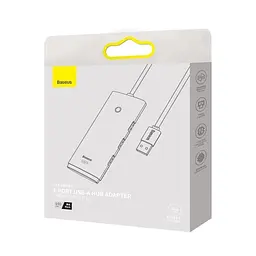 Концентратор Baseus USB 3.0 4xUSB 2.0m black (WKQX030201) - мініатюра 7