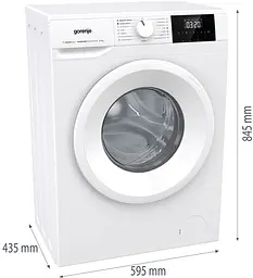 Пральна машина Gorenje фронтальна 7 кг 1200 A+ 43.5 см дисплей пар інвертор білий - мініатюра 6