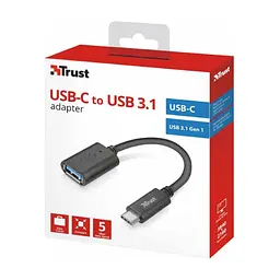 Перехідник Trust USB-C to USB3.0 (20967_TRUST) - мініатюра 5