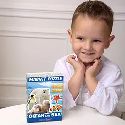Набір магнітних пазлів Magdum Magnets puzzle for baby Оcean and Sea (ML4031-35 EN) - мініатюра 8