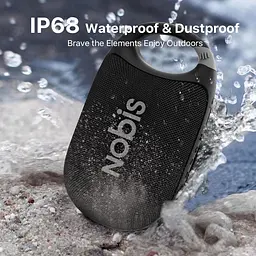 Портативний Bluetooth-динамік NOBIS Clip N1 з застосунком, режим ритму, час відтворення до 24 годин, IP68 водонепроникний, BT 5.3 - мініатюра 5
