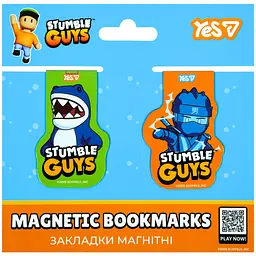 Закладки магнітні Yes Stumble Guys Heroes 2 шт. (708747)