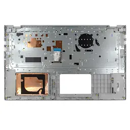 Верхня кришка для Asus A712 D712 F712 S712 X712, UA, Silver, (топкейс+клавіатура, 90NB0PI1-R31RU0, Оригінал) - мініатюра 2