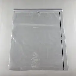 Пакети Zip-Lock прозорі 40x45 см, 100 шт, 50 мкм, поліетиленові пакети із застібкою - мініатюра 2