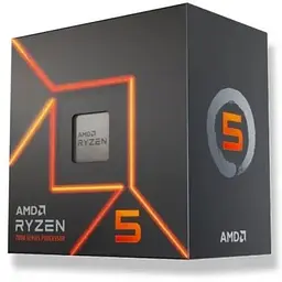Процесор AMD AM5 Ryzen 5 7400 Tray + Cooler 6x3.3 ГГц Turbo Boost 4.3 ГГц Radeon Graphics L3 16Мб Zen 4 Raphael 5 нм