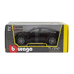 Автомодель - PORSCHE MACAN 4 ELECTRIC (чорний, 1:24) Bburago 18-21114 - мініатюра 5