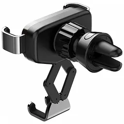 Універсальний автотримач ColorWay Gravity Mechanical Car Mount Black (CW-CHG18-BK) - мініатюра 2