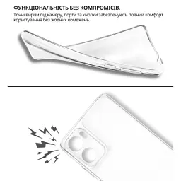 Чохол до мобільного телефона BeCover Motorola Moto G06 / G06 Power 4G Transparancy (715054) - миниатюра 3
