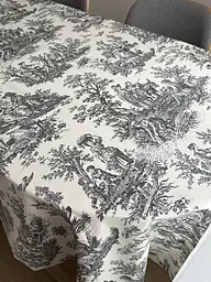 Скатертина столова Ecotton DUCK 170х220 см водовідштовхувальна Italiano сірий (30497 Grey) (25005) - мініатюра 8