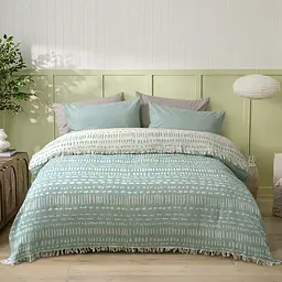 Покривало Lotus Home - Malia yesil зелений 190x225 - мініатюра 2