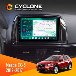 Штатна магнітола Mazda CX-5 2012-2017 Cyclone C9-013 4x64 DSP 4G Cyclone (НФ-00007330)
